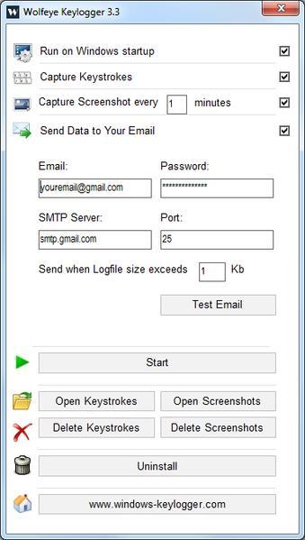 Phá mật khẩu: Keylogger Cài