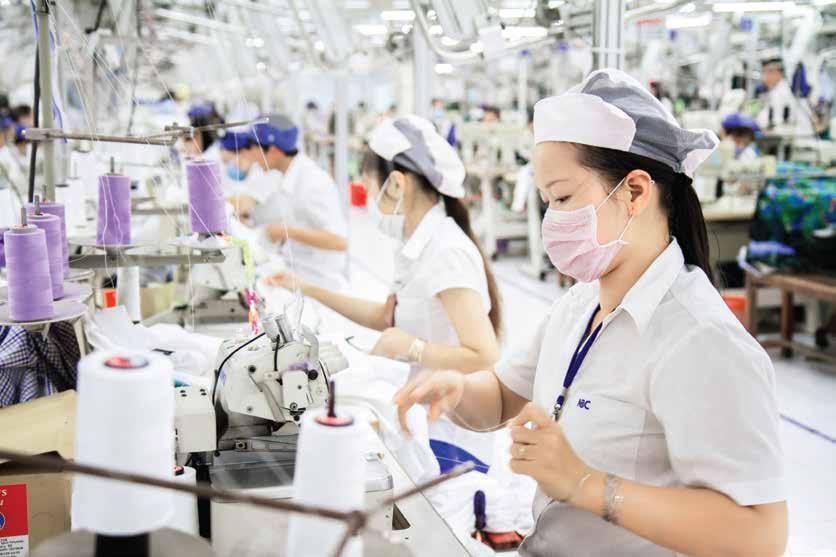 CƠ SỞ SẢN XUẤT Manufacturing Facilities NBC với quy mô hoạt động rộng lớn với hàng loạt nhà máy đặt tại các tỉnh từ Miền Trung, Tây Nguyên cho đến khu vực Miền Tây.