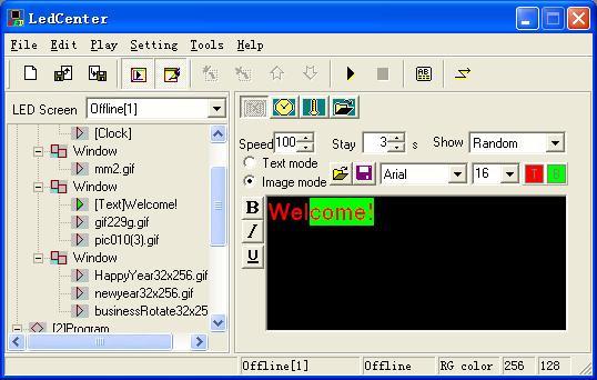 A B C Hình 12 : Text program (text mode) edit interface Text color Backgrand color Hình 13 