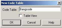 Table/ code table/new Ñaët