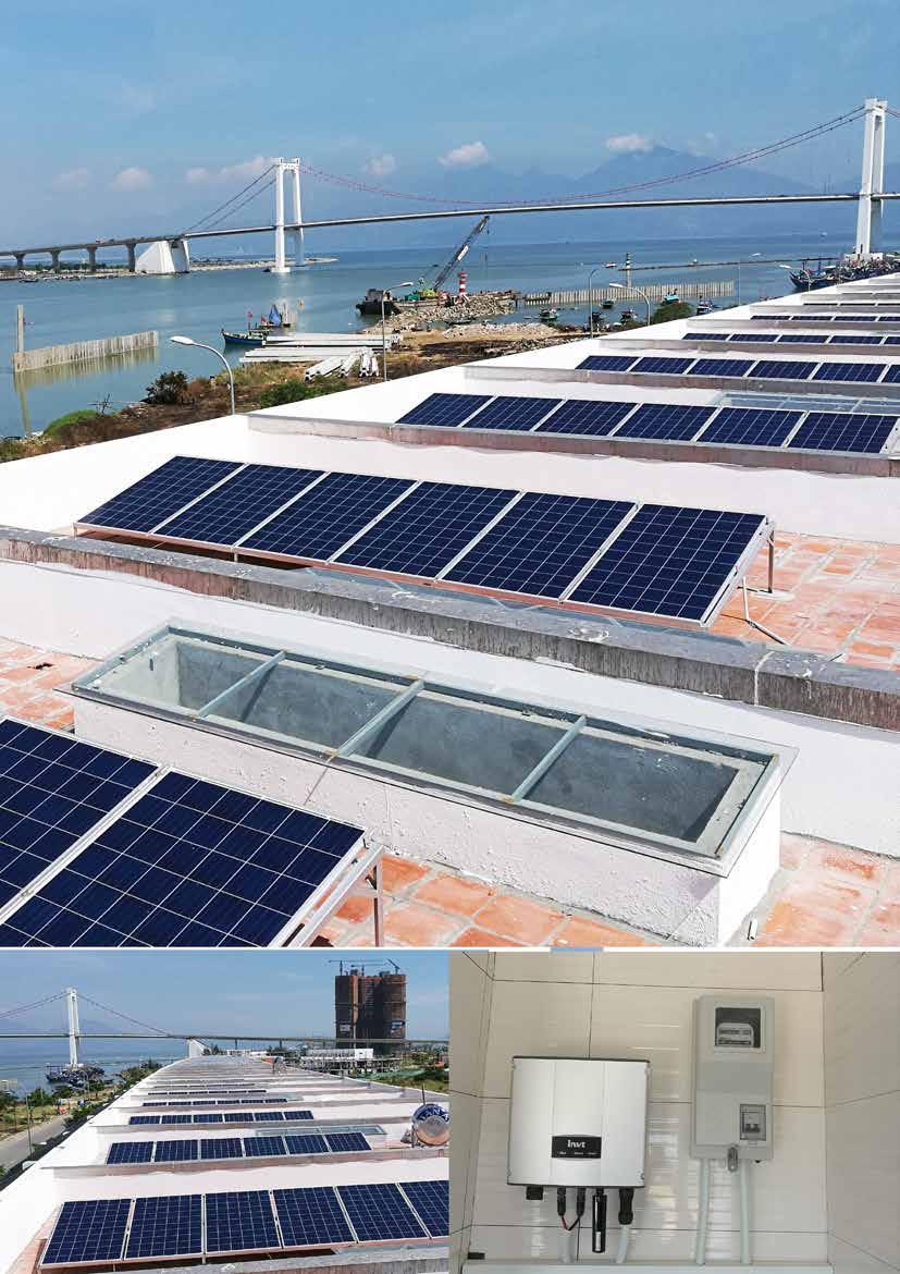 Hệ thống điện năng lượng mặt trời hòa lưới 50 kw cho dự án bất động sản của Đất Xanh Miền