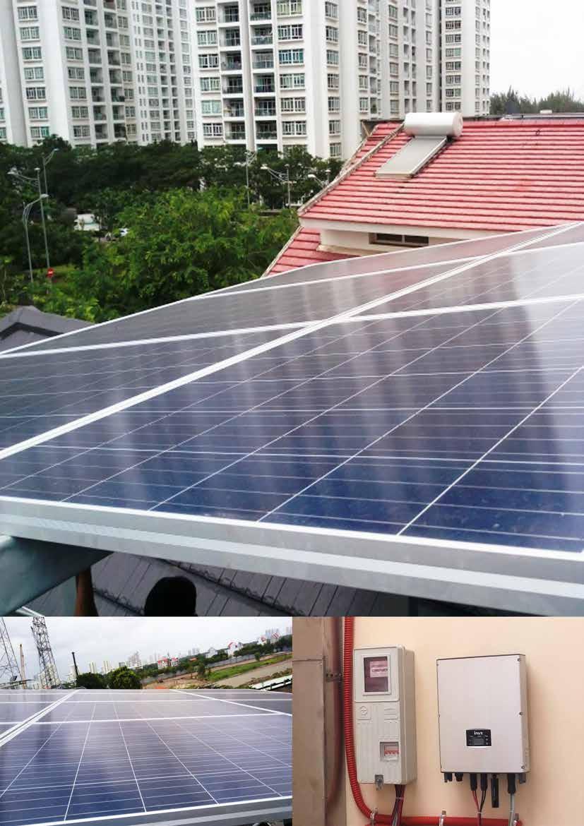 Hệ thống điện năng lượng mặt trời hòa lưới 6 kw tại Q.7, TP.