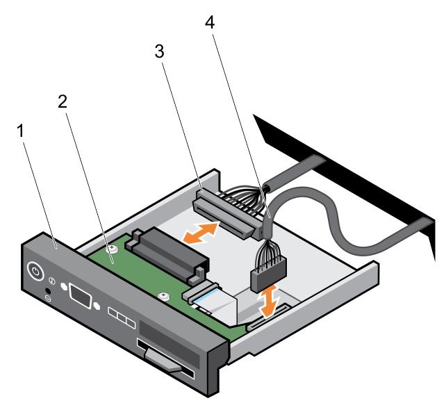 THẬN TRỌNG: Để tránh làm hỏng cáp mềm của panel điều khiển, không được uốn cong cáp mềm của panel điều khiển sau khi luồn nó vào trong đầu nối. 1.