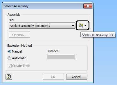 Các bước thao tác: Bước 1: Nhấp chọn biểu tượng Select Assembly như Hình 5.5. trên thanh Create sẽ xuất hiện hộp thoại Hình 5.