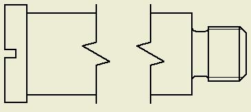 Bước 5: Chọn vị trí trên hình chiếu cần thu gọn. Ta được kết quả như Hình 6.40 6.4.7.