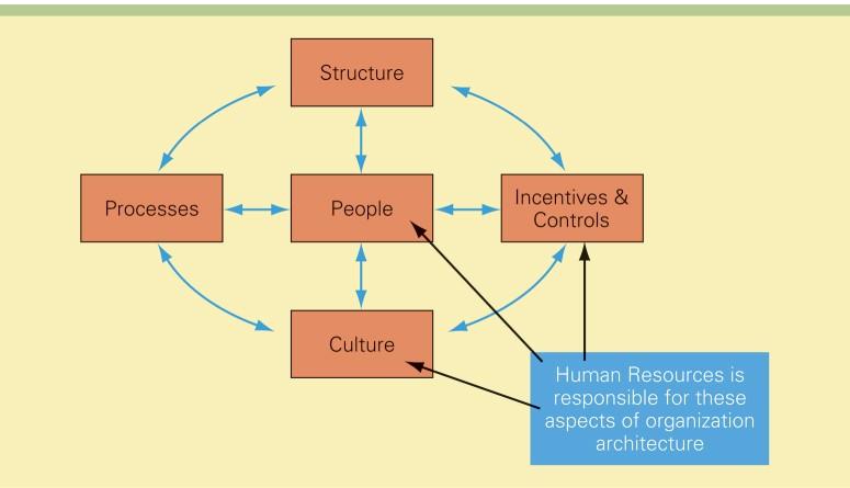 Hình 1: Vai trò của nhân sự đối với việc hình thành cơ cấu tổ chức Cơ cấu tổ chức Quy