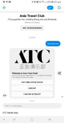 ATC SOCIAL APP Tôi có thể tìm ATC Social App ở đâu? ATC Social App ở ngay tại ứng dụng Facebook Messenger. Bạn chỉ cần nhấn vào nút Send Message trên https://www.facebook.com/asiatravelclubvn/!