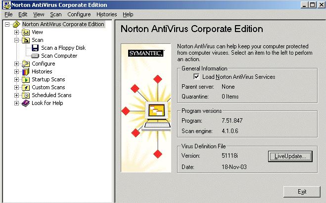 Chương trình Norton AntiVirus không phải là phần mềm miễn phí. Người sử dụng phải mua bộ chương trình để cài đặt lên máy.