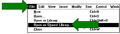 2. Chọn thư viện chia sẻ mà bạn muốn mở và nhấp chuột vào nút Open.