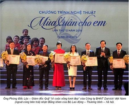 Trong năm qua, Dai-ichi Life Việt Nam đã triển khai nhiều chương trình hỗ trợ trẻ em xuyên suốt với tổng trị giá hơn 3 tỷ đồng như: trao học bổng và quà tặng cho hơn 4.