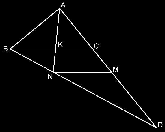 4. Cho tam giác ABC, trên tia đối tia CA lấy điểm D.