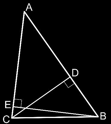 34. Cho tam giác ABC có D và E là hai điểm nằm trên AB và AC sao cho: AD = 4 cm,