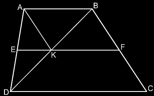 Cho hình thang ABCD (AB // CD) có AB = 3CD. Gọi O là giao điểm của hai đường chéo.