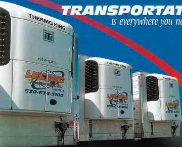 Currently our trailer fleet consists of 675 dry vans and 150 refrigerated van units. These trailers use the latest (GPS) technology.