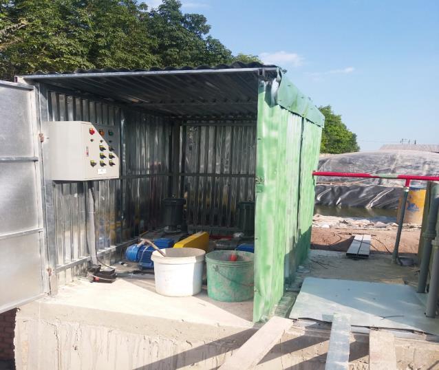 8. Tên dự án: Xử lý nước thải chăn nuôi vịt Trại Lê