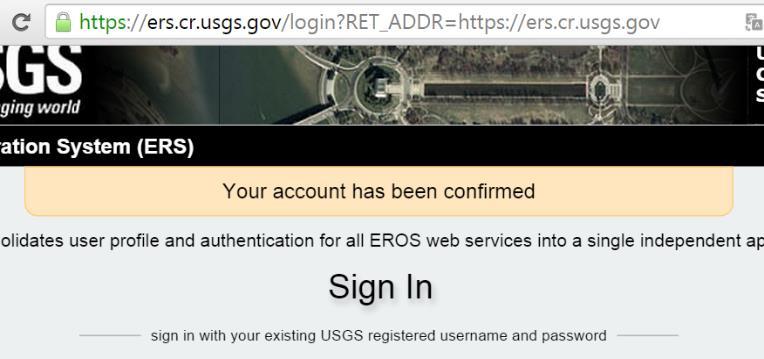 Sau khi nhấp chuột vào nút Submit, trang web xác nhận hiện ra, thông báo rằng tài khoản của người dùng đã được đăng ký thành công.
